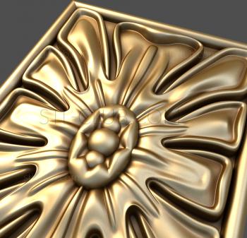 3D model Gothic acanthus (STL)